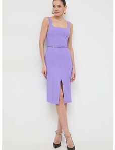 Šaty Elisabetta Franchi fialová barva, mini, AB53841E2