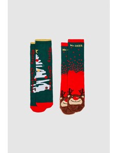 Moodo Ponožky dámské vánoční 2ks