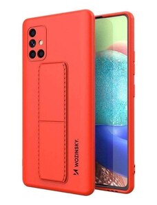 WOZINSKY Wozinsky pouzdro Kickstand pro Samsung Galaxy A71 červená