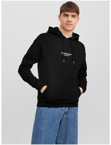 Černá pánská mikina s kapucí Jack & Jones Vesterbro - Pánské