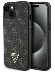 Originální kryt GUESS hardcase 4G Triangle Metal Logo GUHCP15MPG4GPK for Apple iPhone 14 Plus/ 15 Plus , barva černá