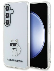 Originální kryt KARL LAGERFELD hardcase IML Choupette KLHCS24MHNCHTCT pro Samsung Galaxy S24 Plus , barva čirá