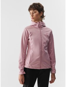 4F Dámská softshellová větruodolná bunda membrána 5000 - světle růžová