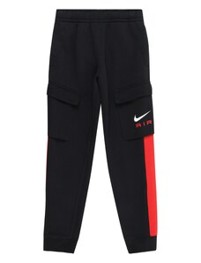 Nike Sportswear Kalhoty 'AIR' červená / černá / bílá