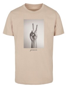 MT Men Pánské tričko Peace - béžové