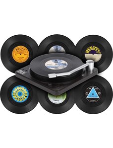 Cap Gun Set 6 podtácků - LP vinyl - Gramofonová deska - M2 - Se stojánkem
