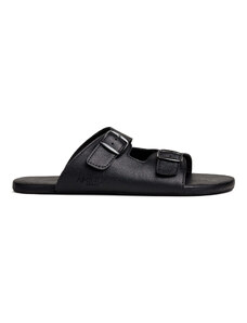 Ahinsa shoes Dámské barefoot nazouvací sandály Black