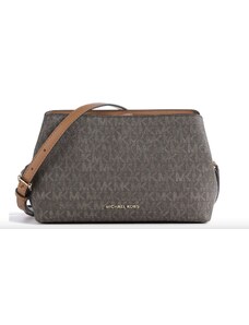 Kabelka Michael Kors Kensington crossbody logo brown hnědá