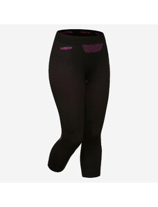 WEDZE Dámské spodní lyžařské kalhoty 580 I-Soft černo-fialové