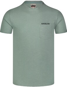 Nordblanc Zelené pánské bavlněné tričko SACHET