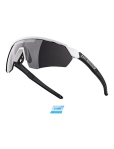 Cyklistické brýle FORCE ENIGMA bílo-černé mat., černé sklo