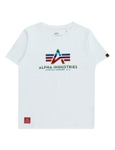 ALPHA INDUSTRIES Tričko námořnická modř / červená / bílá