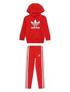 ADIDAS ORIGINALS Joggingová souprava červená / bílá