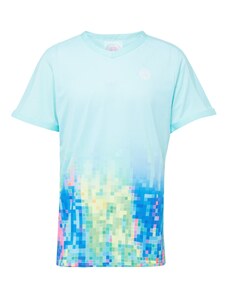BIDI BADU Funkční tričko 'Melbourne 2024' modrá / aqua modrá / zelená / světle zelená