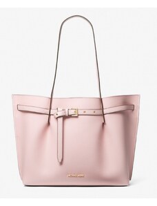 Michael Kors Emilia large shopper kožená kabelka růžová