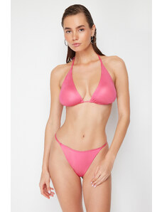 Trendyol Fuchsia Triangle Bikini Top