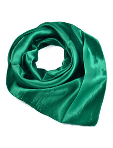 Šátek saténový - zelený