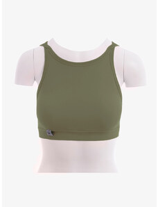 BHiStyle Sportovní podprsenka PAULINE army green