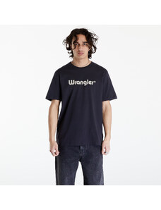 Pánské tričko Wrangler Logo Tee Black