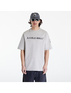 Pánské tričko A-COLD-WALL* Overdye Logo T-Shirt Cement