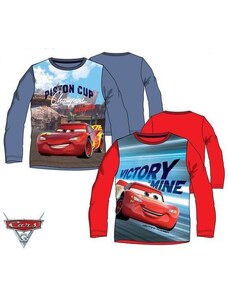 Javoli Dětské tričko dlouhý rukáv Disney Cars vel. 128 modré