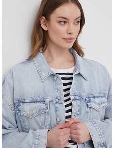 Džínová bunda Calvin Klein Jeans dámská, přechodná, oversize, J20J222792