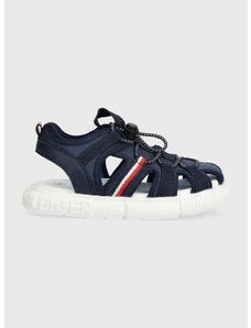 Dětské sandály Tommy Hilfiger tmavomodrá barva