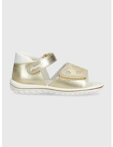 Dětské sandály Primigi zlatá barva