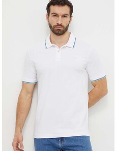 Polo tričko Guess LYLE bílá barva, s potiskem, M4GP60 K7O64