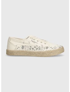 Espadrilky Pepe Jeans PLS10414 béžová barva, JADE PRINT