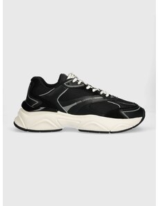 Sneakers boty Karl Lagerfeld KOMET černá barva, KL56524
