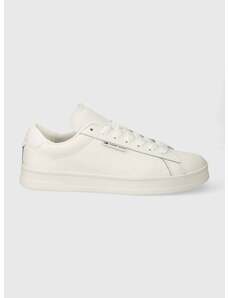 Kožené sneakers boty Tommy Jeans TJM LEATHER LOW CUPSOLE bílá barva, EM0EM01374