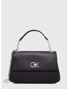 Kabelka Calvin Klein černá barva, K60K611755