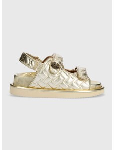 Kožené sandály Kurt Geiger London Orson dámské, zlatá barva, 3469699109