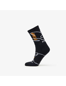 Pánské ponožky Footshop The Skateboard Socks Black/ Orange