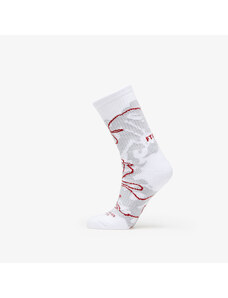 Pánské ponožky Footshop The More Basketball Socks Grey/ Wine