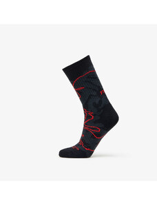 Pánské ponožky Footshop The More Basketball Socks Black/ Red