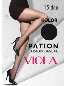 Raj-Pol Woman's Tights Pation Viola 15 DEN