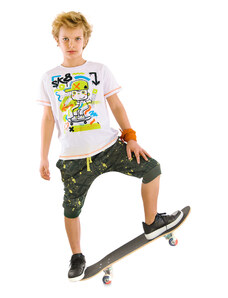 mshb&g Skateboard Splash Boys T-shirt Capri Suit