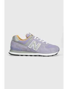 Sneakers boty New Balance 574 fialová barva, U574BGG