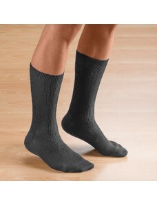 Blancheporte Sada 2 párů ponožek pro citlivá chodidla šedá 42/44