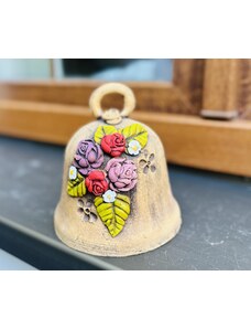 Keramika Javorník Závěsný zvon - růže