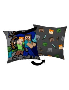 Jerry Fabrics Dekorační polštářek 40x40 cm - Minecraft Survival Mode