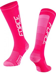 FORCE ponožky F COMPRESS, růžové