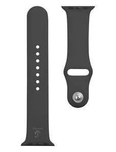 Tactical 456 Silikonový Řemínek pro Apple Watch 1/2/3/4/5/6/7/8/9/SE 38/40/41mm černá
