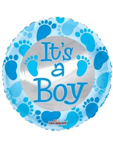 SMART Foliový balónek - It´s a Boy - Je to kluk - 45 cm - Baby Shower