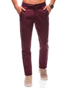 Inny Stylové bordó chinos kalhoty P1419