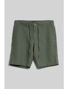 ŠORTKY GANT RELAXED LINEN DS SHORTS zelená L