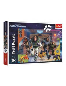 Trefl Puzzle Buzz Lightyear/Buzz Rakeťák 100 dílků 41x27,5cm v krabici 29x19x4cm