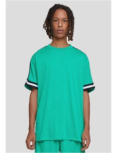 UC Men Pánské tričko Oversized Stripes Mesh Tee - zelené